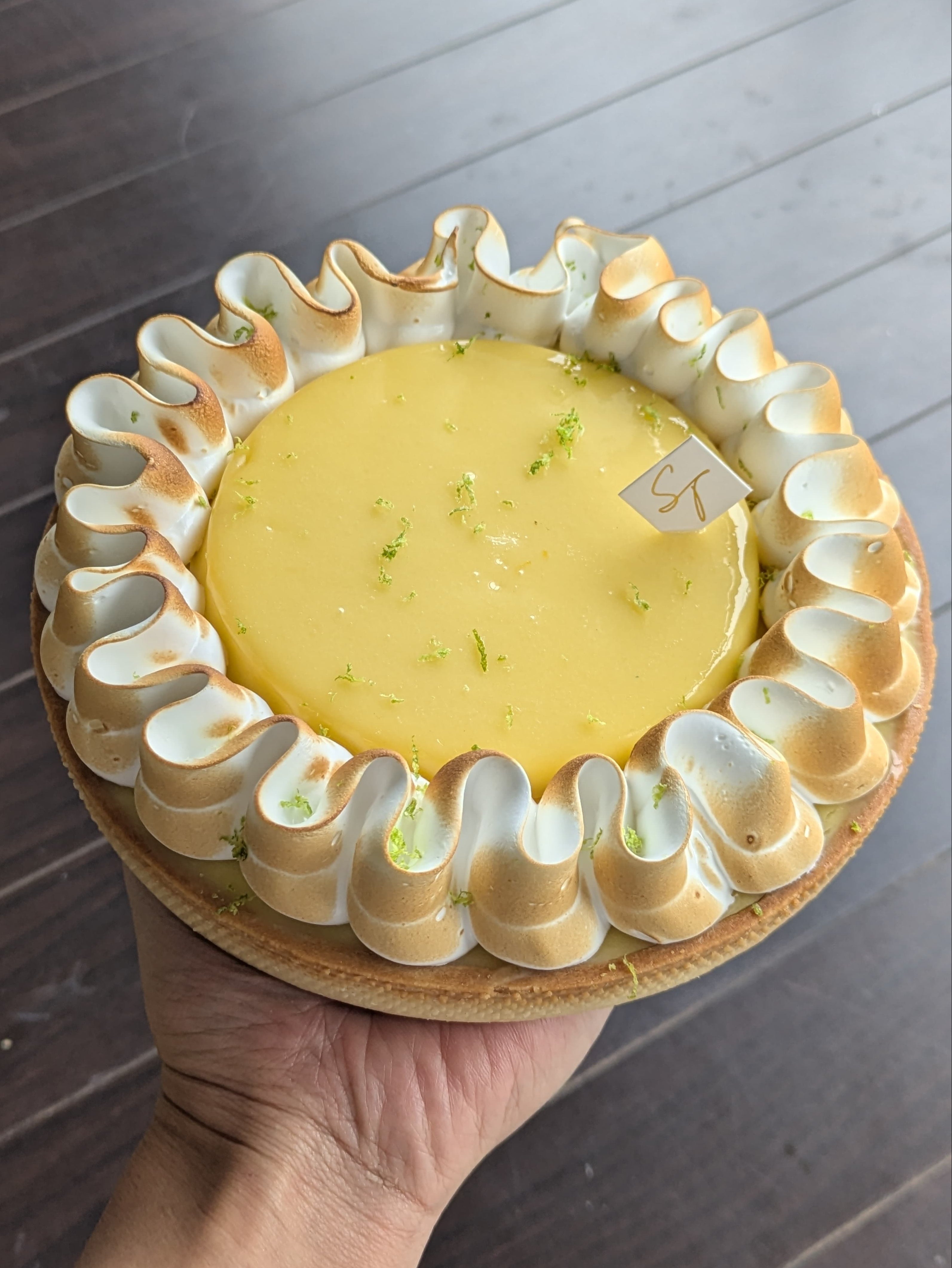 LEMON YUZU TART 8"