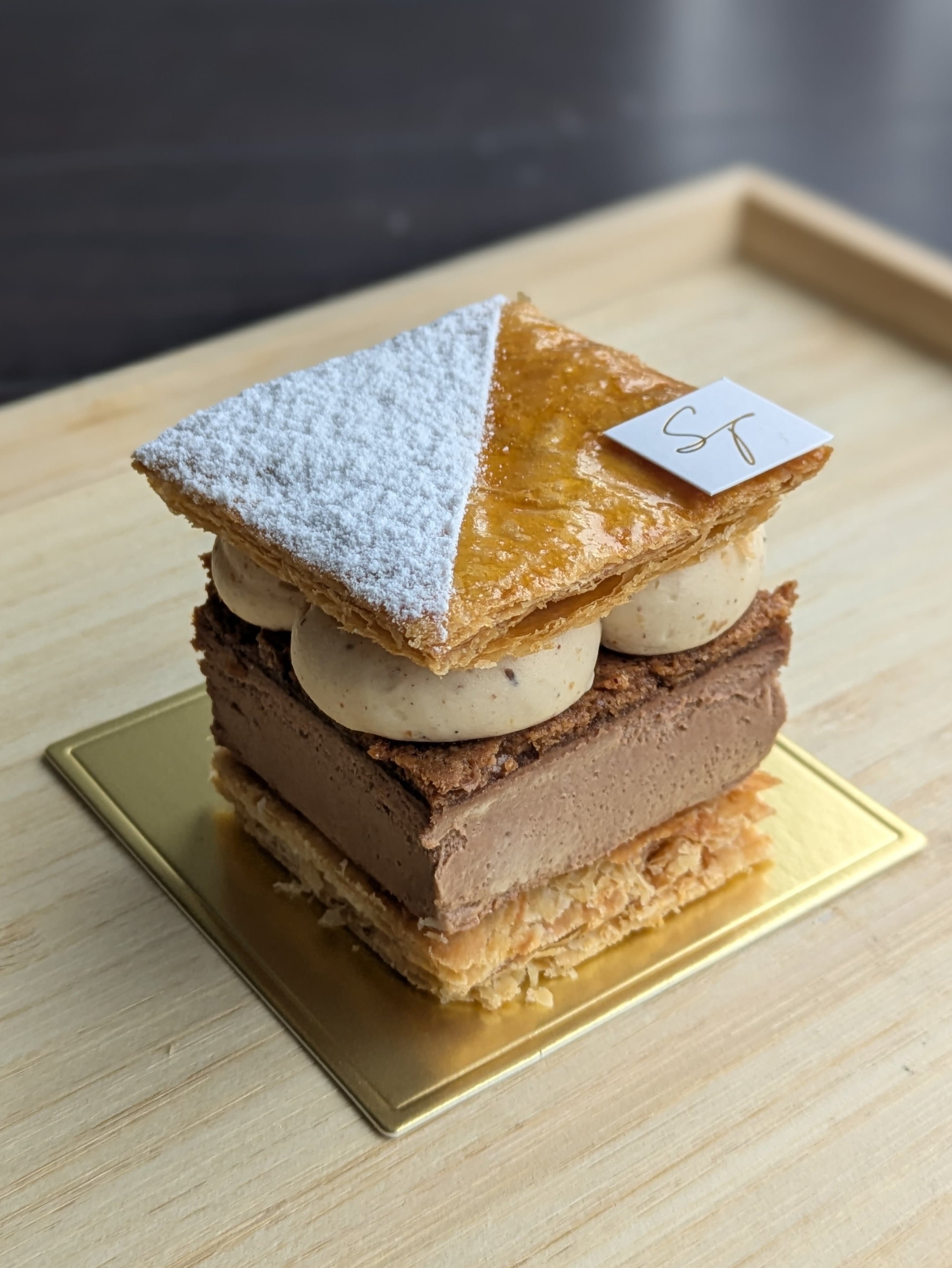 Hazelnut Praline Millefeuille 