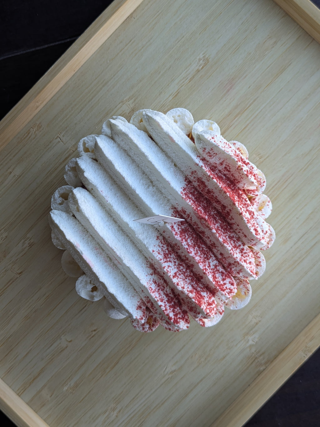ONTARIO STRAWBERRY AND VANILLA VACHERIN 5"