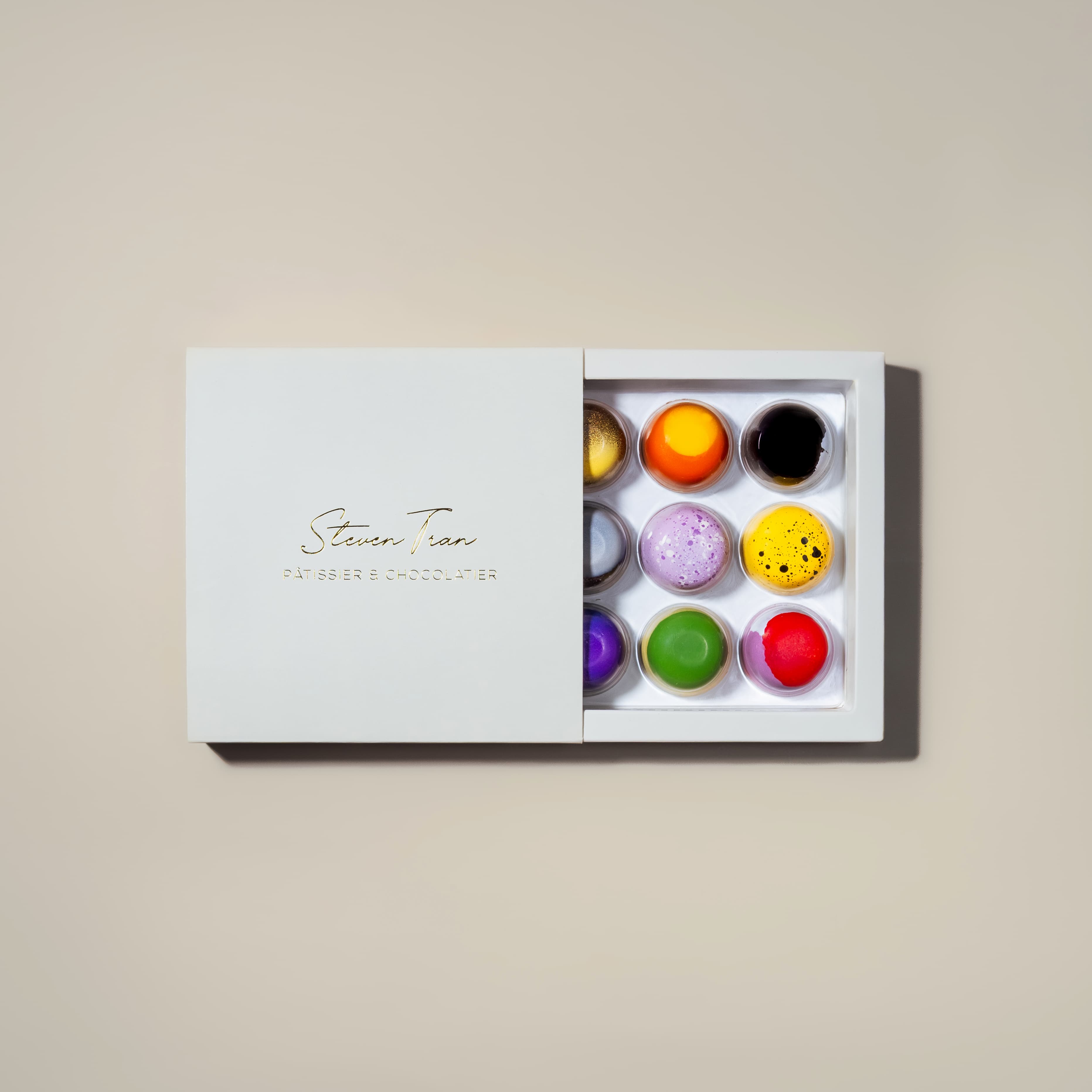 Box of 18 - Bonbons – Steven Tran Chocolates